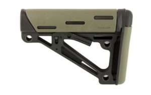 hogue overmolded collapsible stock in od green