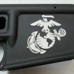 80% lower with laser engraved marines logo