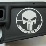 80% lower with laser engraved punisher punishment is due