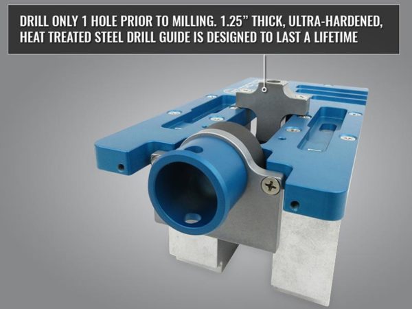 5D Tactical Router Jig Pro - Only one hole needed to start