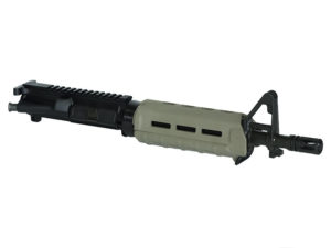 psa 10.5" 5.56 Upper with A2 Sight base and Moe m-lok handguard FDE