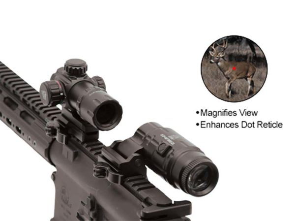 UTG 3X Magnifier with Flip-to-side QD Mount