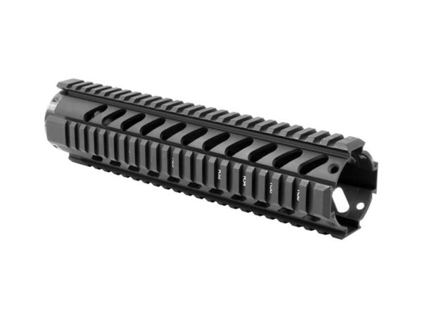 AIM Sports AR-15 10" Free Float Quad Rail in Black