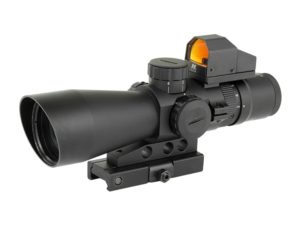 NcSTAR 3-9X42 USS GenII P4-SNIPER with Micro Red Dot Non-Mil