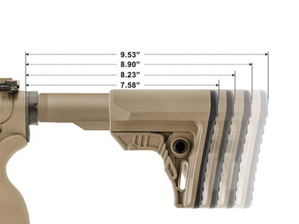 Leapers UTG Pro AR-15 Ops Ready S4 Stock Kit in Flat Dark Earth FDE
