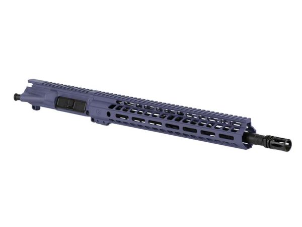 16" tactical grape purple ar-15 upper .223 5.56 m-lok handguard