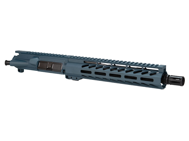 10.5-Titanium-Blue-Upper-10-Matching-M-Lok-Handguard-AR15