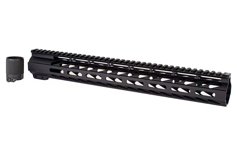 15-inch-black-m-lok-rail-with-barrel-nut