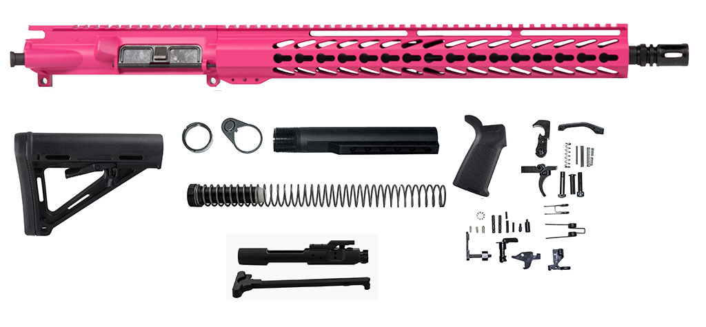 16-inch-Pink-556-kit-with-15-house-keymod-kit-no-lower