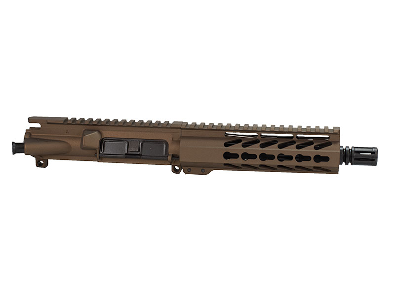 7.5-Burnt-Bronze-AR-15-Pistol-Upper-with-Keymod