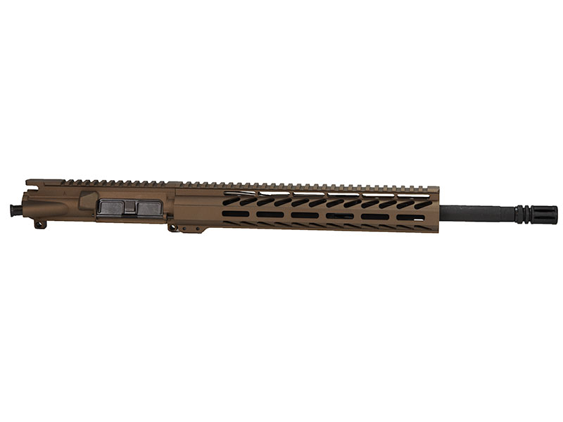 Burnt-Bronze-AR-15-Upper-Matching-12-M-Lok-Rail